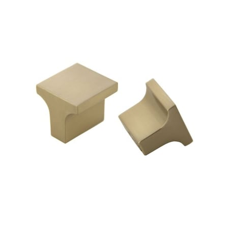 Crown 1" Square Cabinet Knob Rose Gold Finish CHK83125RG